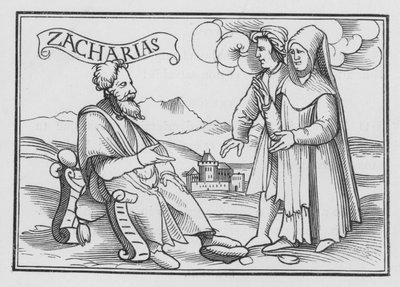 Zakarias formaner til omvendelse, Zakarias I, 3 af Hans after Holbein the Younger