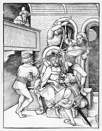 Kristus kronet med torne af Hans or Johannes Ulrich Wechtlin