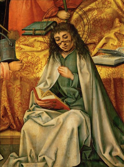 Læsning af apostel af Hans the Elder Holbein