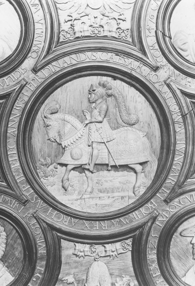 Ferdinand I af Habsburg (træ) af Hans, the younger Kels
