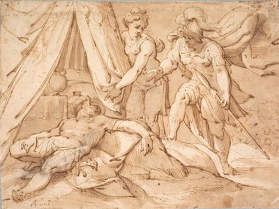 Dansk:  Jael og Sisera af Hans von Aachen