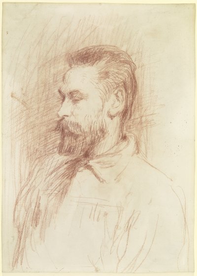 Portræt af Peter Bruckmann af Hans von Marées