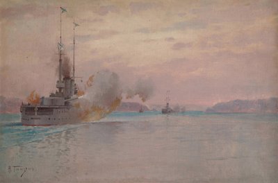 Det russiske flådebombardement af Bosporus-området, 1915-1916 af Hansen