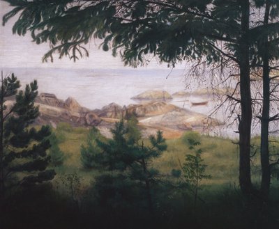 Ved havet af Harald Oscar Sohlberg