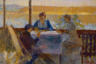 Fra Verandaen, Langøen af Harald Oscar Sohlberg
