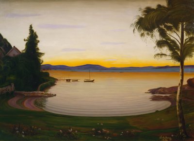 Stille Aften, Nærsnes af Harald Oscar Sohlberg