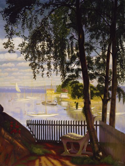 Sommersøndag i Nærsnes bugt af Harald Oscar Sohlberg
