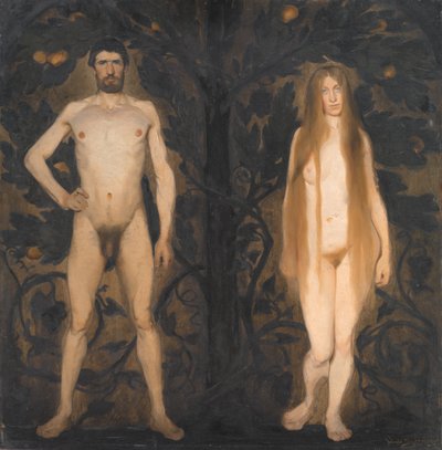 Adam og Eva af Harald Slott Møller