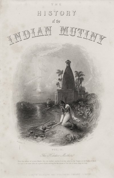 Hindoo Mother, indgraveret af E.J. Portbury, titelside fra 