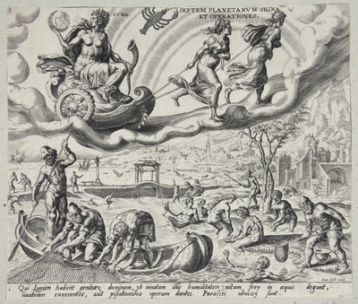 Luna, månen af Harmen Jansz. Muller
