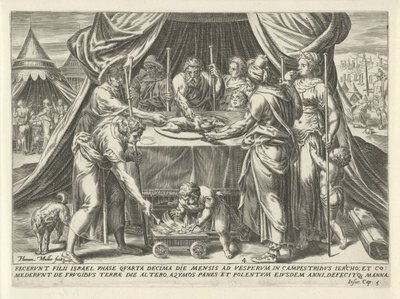 Fejring af påske i det forjættede land The History of Joshua (serietitel) af Harmen Jansz Muller