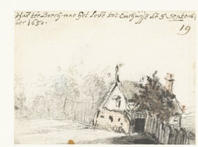 Hus i Enkhuizen af Harmen ter Borch