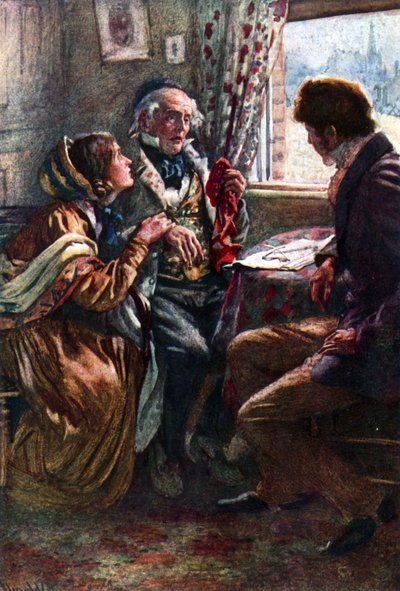 Arthur Clennam fortæller de gode nyheder af Harold Copping