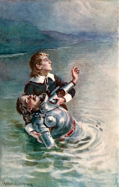 Krydser floden af Harold Copping