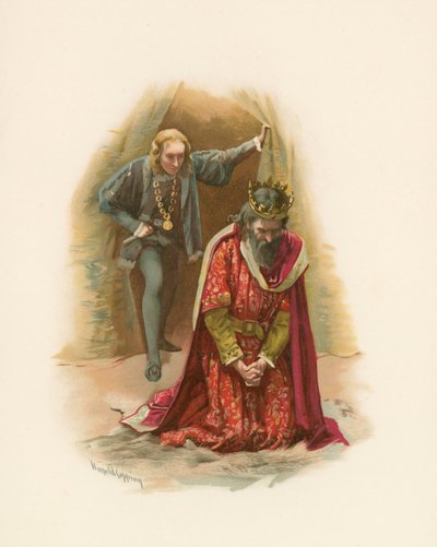 Hamlet og kongen af Harold Copping