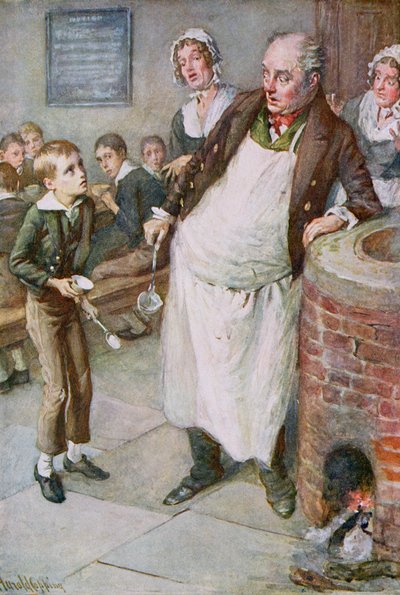 Oliver Asks for More, illustration til 
