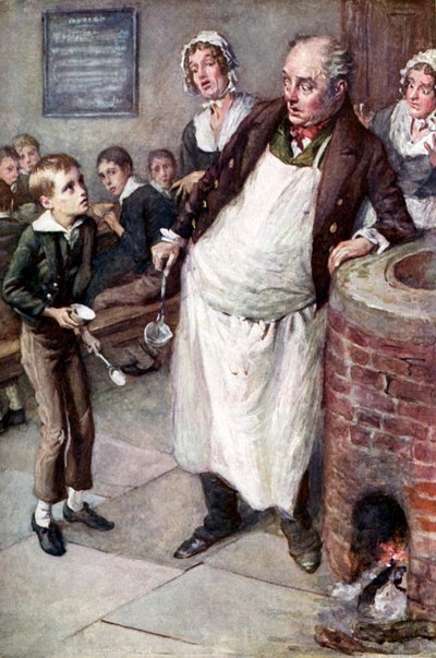 Oliver Twist af Charles Dickens af Harold Copping