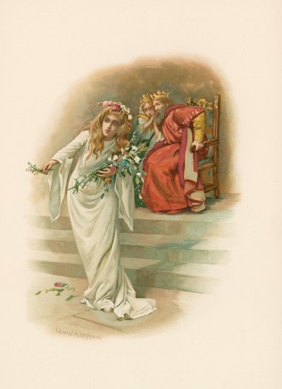Ophelia, gal af Harold Copping