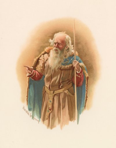 Polonius, fra Shakespeares Hamlet af Harold Copping