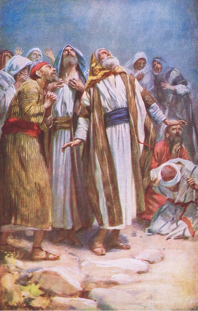 The Ascension, illustration fra Harold Copping Pictures: The Crown Series, ca. 1920