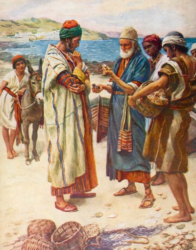 Den store priss perle, Matthæus af Harold Copping