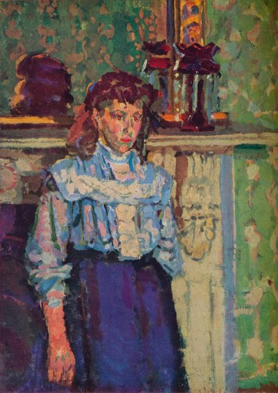 Interiør, c1800-tallet. af Harold Gilman