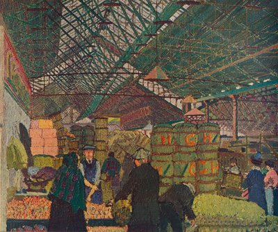 Leeds Market, c1913 1935 af Harold Gilman