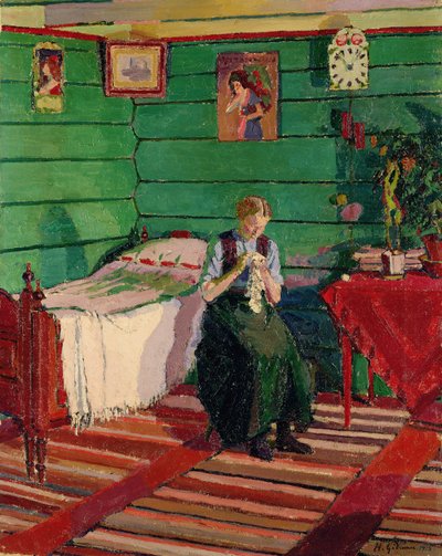 Norsk interiør, 1913 af Harold Gilman