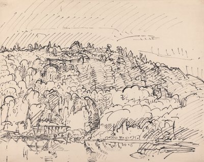 Norsk Landskab af Harold Gilman