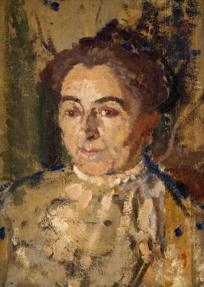 Portrætstudie af en kvinde, 1908-1910. af Harold Gilman
