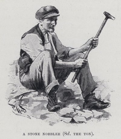 En stenædler, 8d the ton (s/h-billede) af Harold Hume Piffard