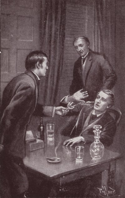 Illustration til The Mystery Of Edwin Drood af Charles Dickens (litho) af Harold Hume Piffard