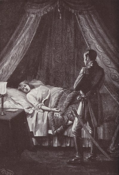 Illustration til Vanity Fair af William Makepeace Thackeray (litho) af Harold Hume Piffard
