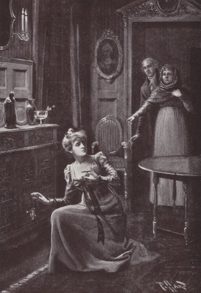 Illustration til Vanity Fair af William Makepeace Thackeray (litho) af Harold Hume Piffard