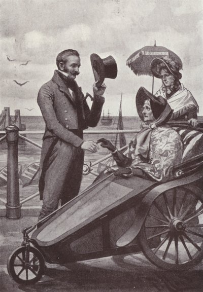 Illustration til Vanity Fair af William Makepeace Thackeray (litho) af Harold Hume Piffard