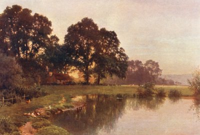I nærheden af Wonersh (farvelitografi) af Harold Sutton Palmer
