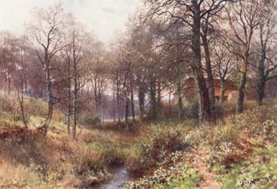 The Farm midst the Woods, nær Haslemere (farvelitografi) af Harold Sutton Palmer