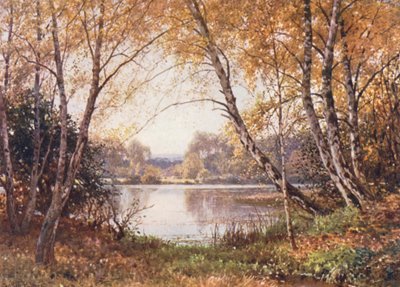 The Verge of the Pond, Royal Common (farvelitografi) af Harold Sutton Palmer