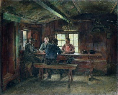 Kortspillere af Harriet Backer