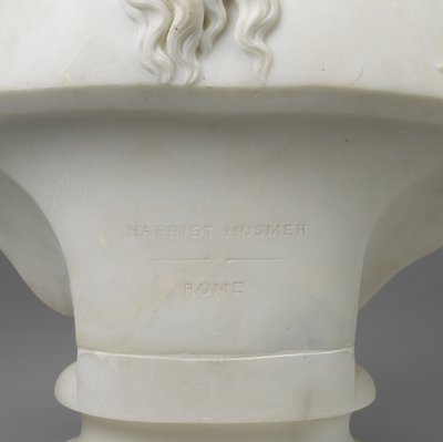 Medusa, ca. 1854 (marmor) af Harriet Goodhue Hosmer