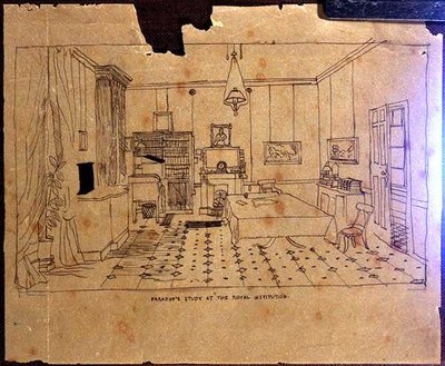 Michael Faradays (1973-1867) studie ved The Royal Institution af Harriet Jane Moore