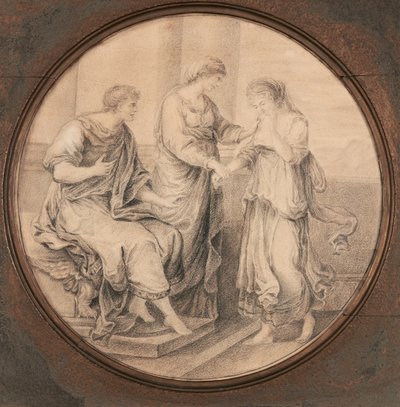 Et af to klassiske billeder efter Angelica Kauffmann af Harriet Todd
