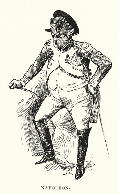 Napoleon (litografi) af Harry (after) Furniss