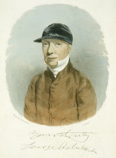 George Osbaldeston (1787-1866) 1866, indgraveret af J.B. Hunt (farvet akvatint) af Harry (after) Hall