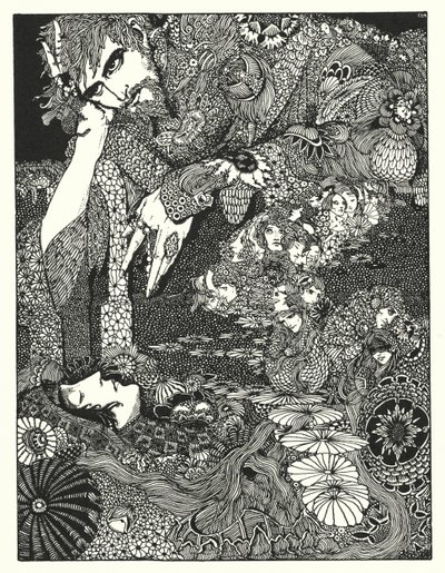 Edgar Allan Poe: Morella (litografi) af Harry Clarke