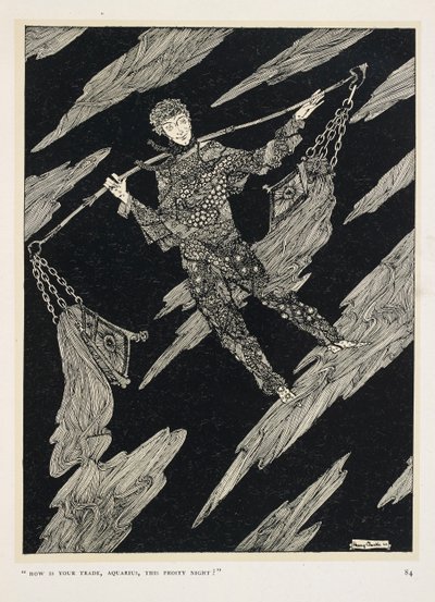 Star-Talk. "Hvordan er din handel, Vandmand, denne frostnat?" af Harry Clarke