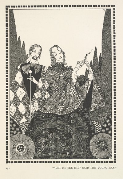 Det Gamle Hus. "Lad mig se ham," sagde den unge mand. af Harry Clarke