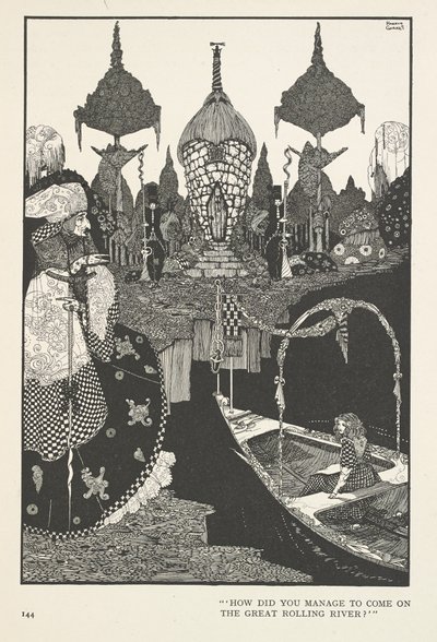 Snedronningen. Hvordan lykkedes det dig at komme på den store bølgende flod? af Harry Clarke