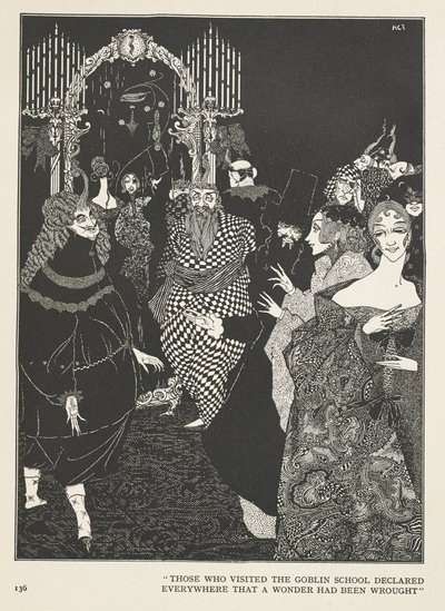 Lumikuningatar. Ne, jotka vierailivat Goblin Schoolissa, ilmoittivat kaikkialla, että ihme oli tehty. af Harry Clarke