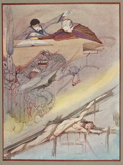 Ushers hus fald. af Harry Clarke
